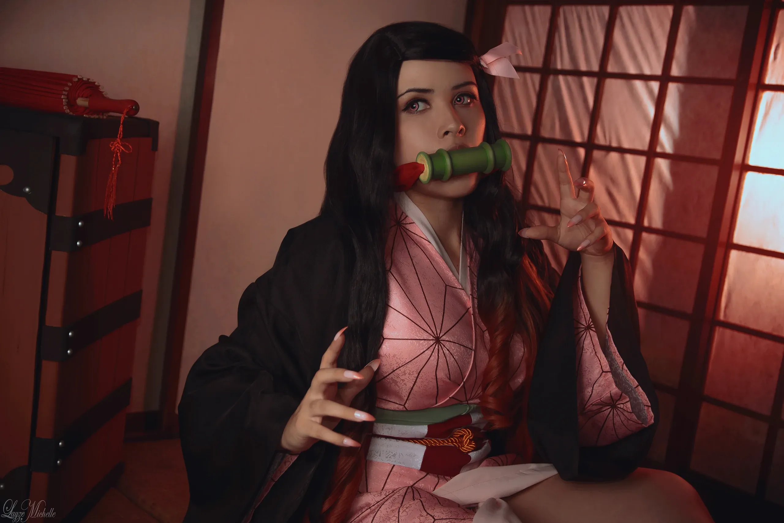 Cosplay Kamado Nezuko — Kimetsu no Yaiba