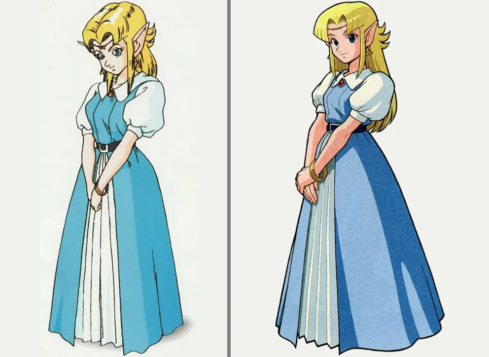 Princesa Zelda (Donzela) — The Legend of Zelda: A Link to the Past