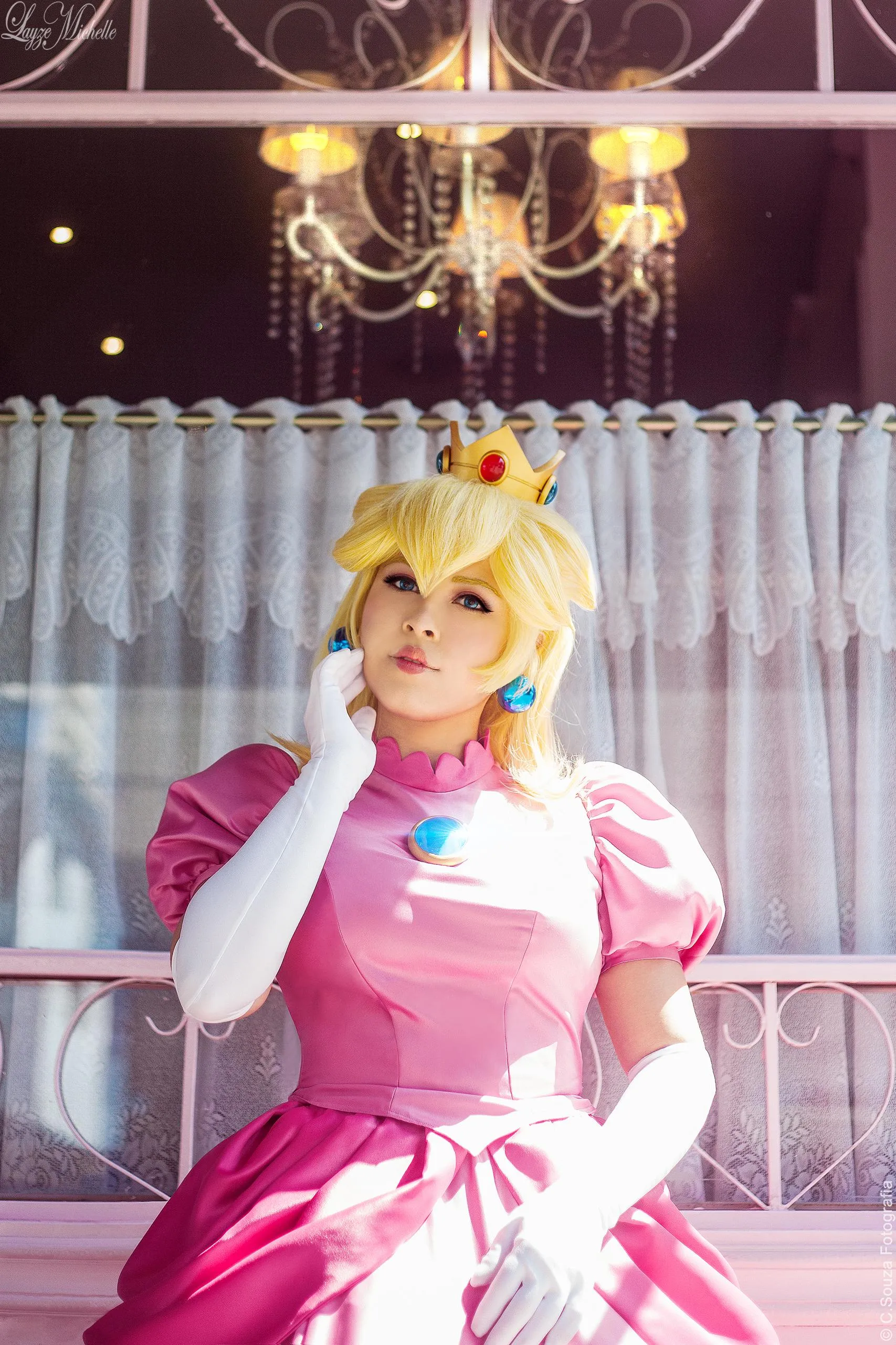 Cosplay Princesa Peach — Super Mario
