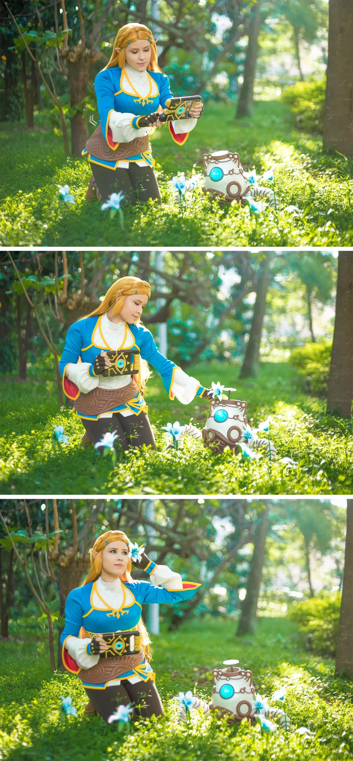 Cosplay Princesa Zelda (Viajante) — The Legend of Zelda: Breath of the Wild