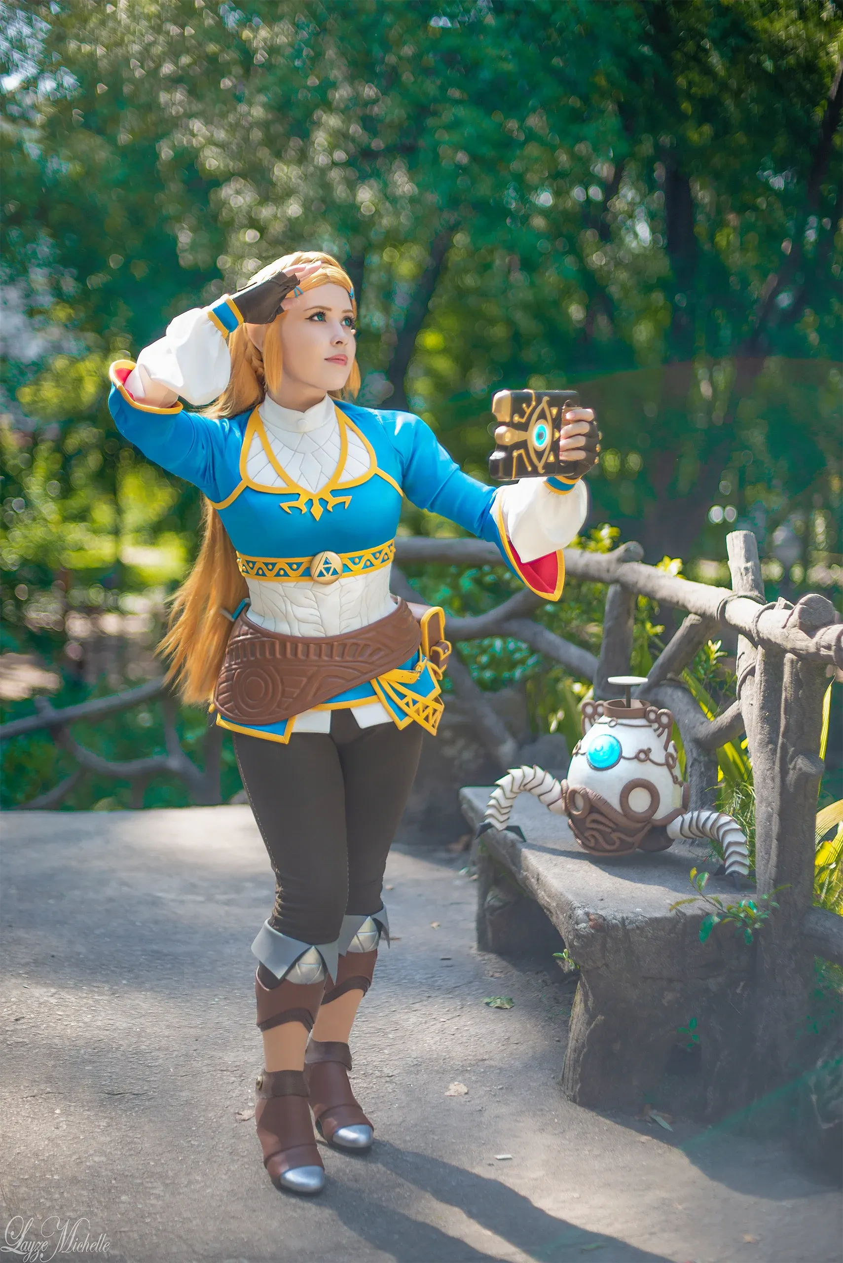 Cosplay Princesa Zelda (Viajante) — The Legend of Zelda: Breath of the Wild