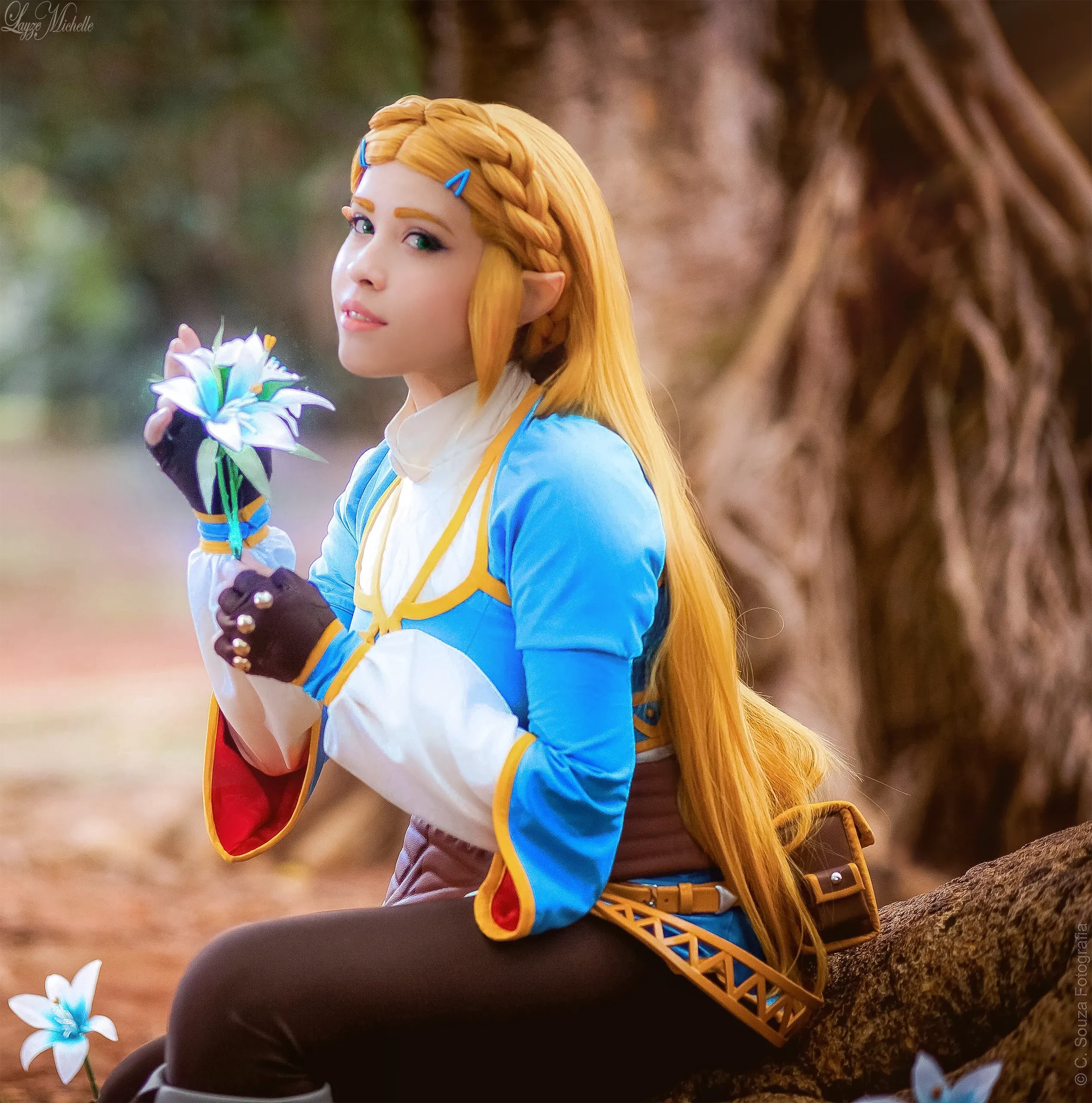 Cosplay Princesa Zelda (Viajante) — The Legend of Zelda: Breath of the Wild