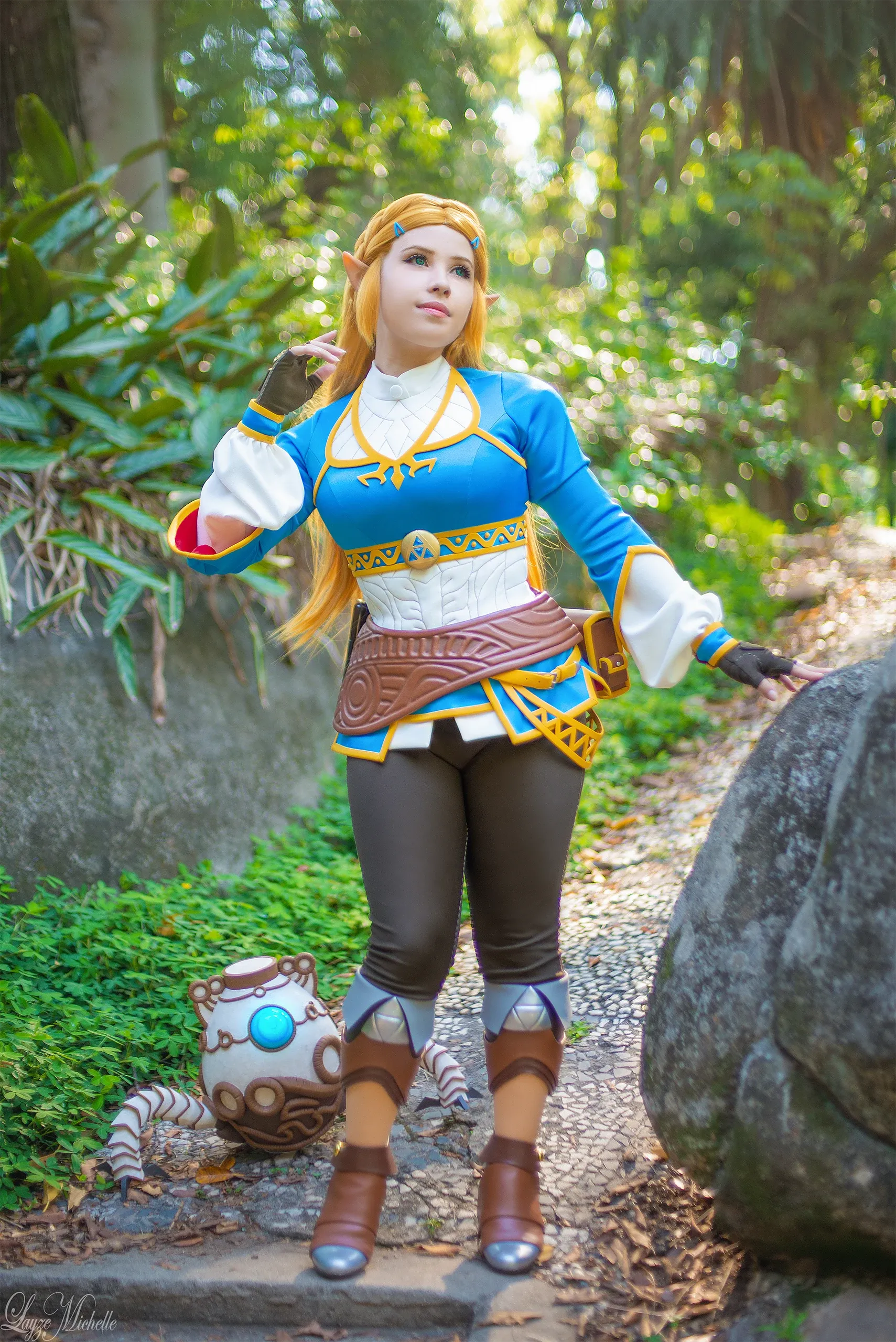Cosplay Princesa Zelda (Viajante) — The Legend of Zelda: Breath of the Wild