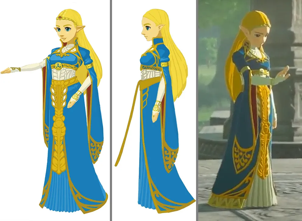 Princesa Zelda (Real) — The Legend of Zelda: Breath of the Wild