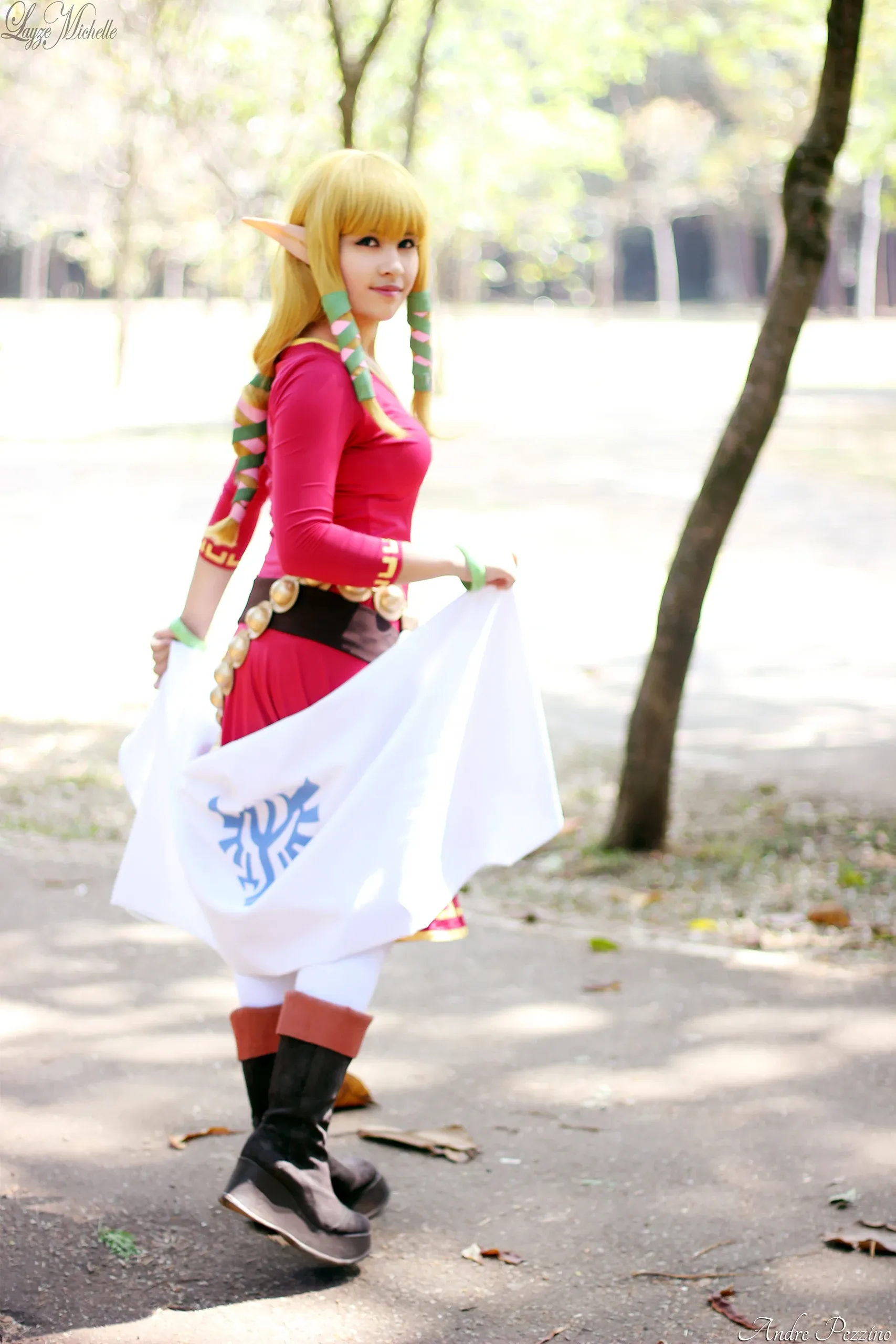 Cosplay Princesa Zelda (Vila do Céu) — The Legend of Zelda: Skyward Sword