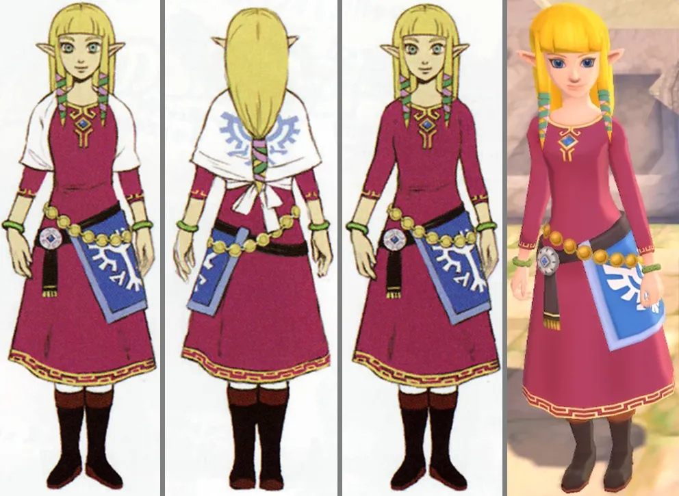 Princesa Zelda (Vila do Céu) — The Legend of Zelda: Skyward Sword