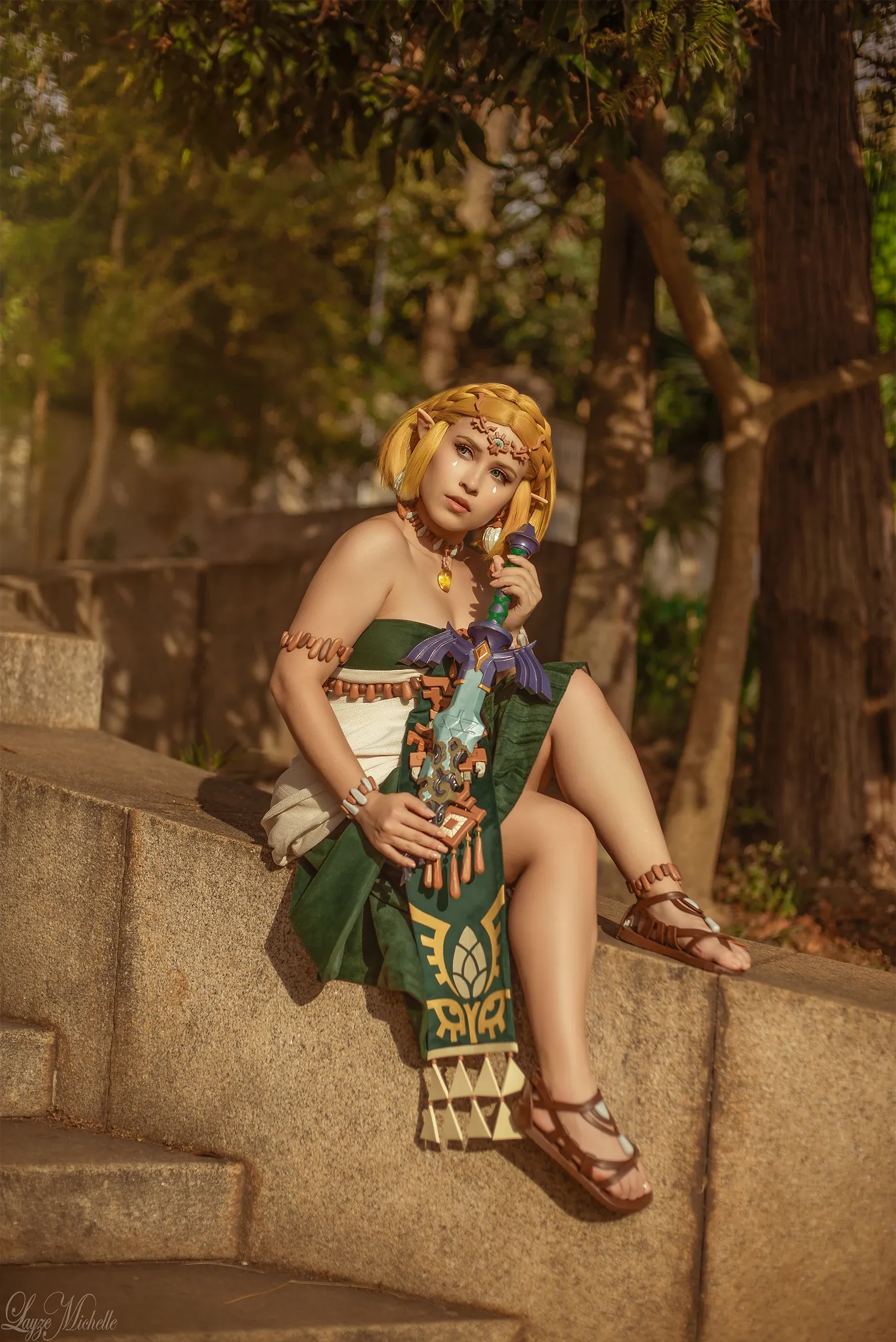 Cosplay Princesa Zelda (Zonai) — The Legend of Zelda: Tears of the Kingdom