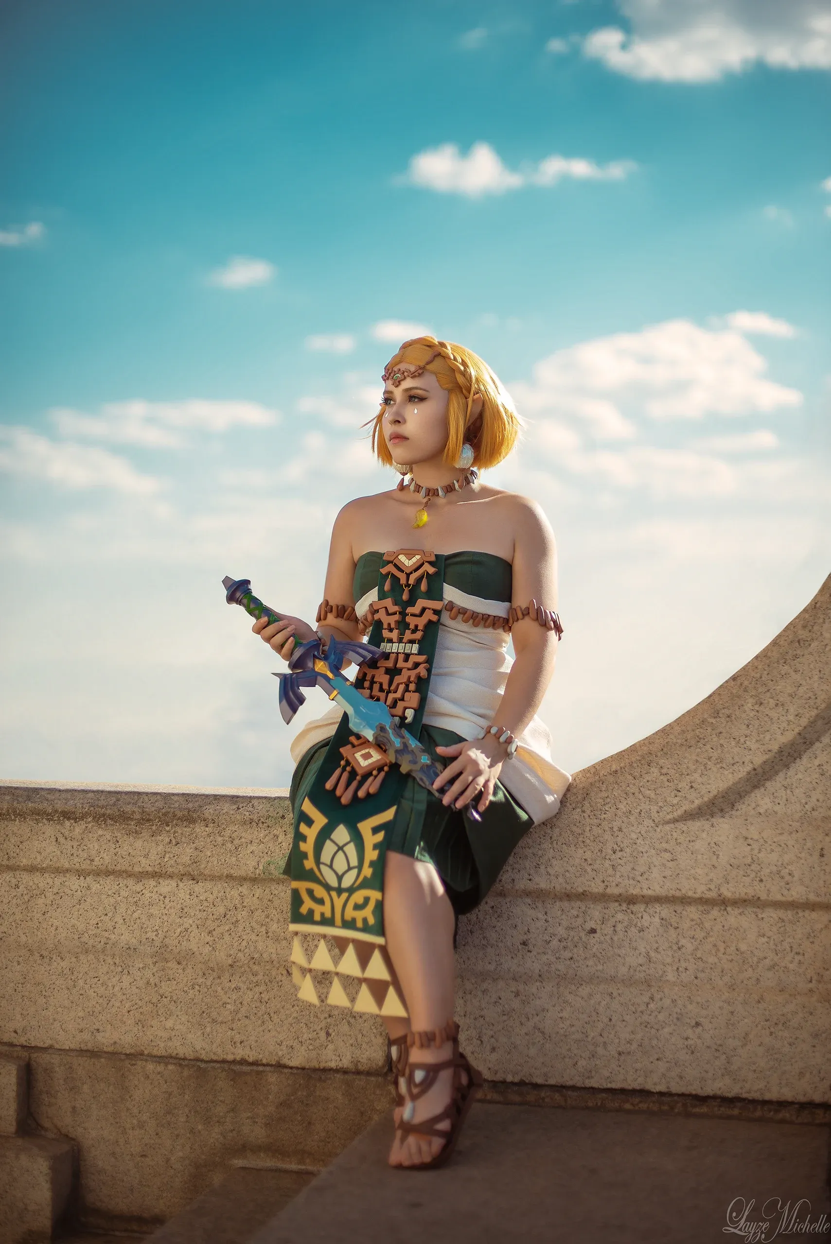 Cosplay Princesa Zelda (Zonai) — The Legend of Zelda: Tears of the Kingdom