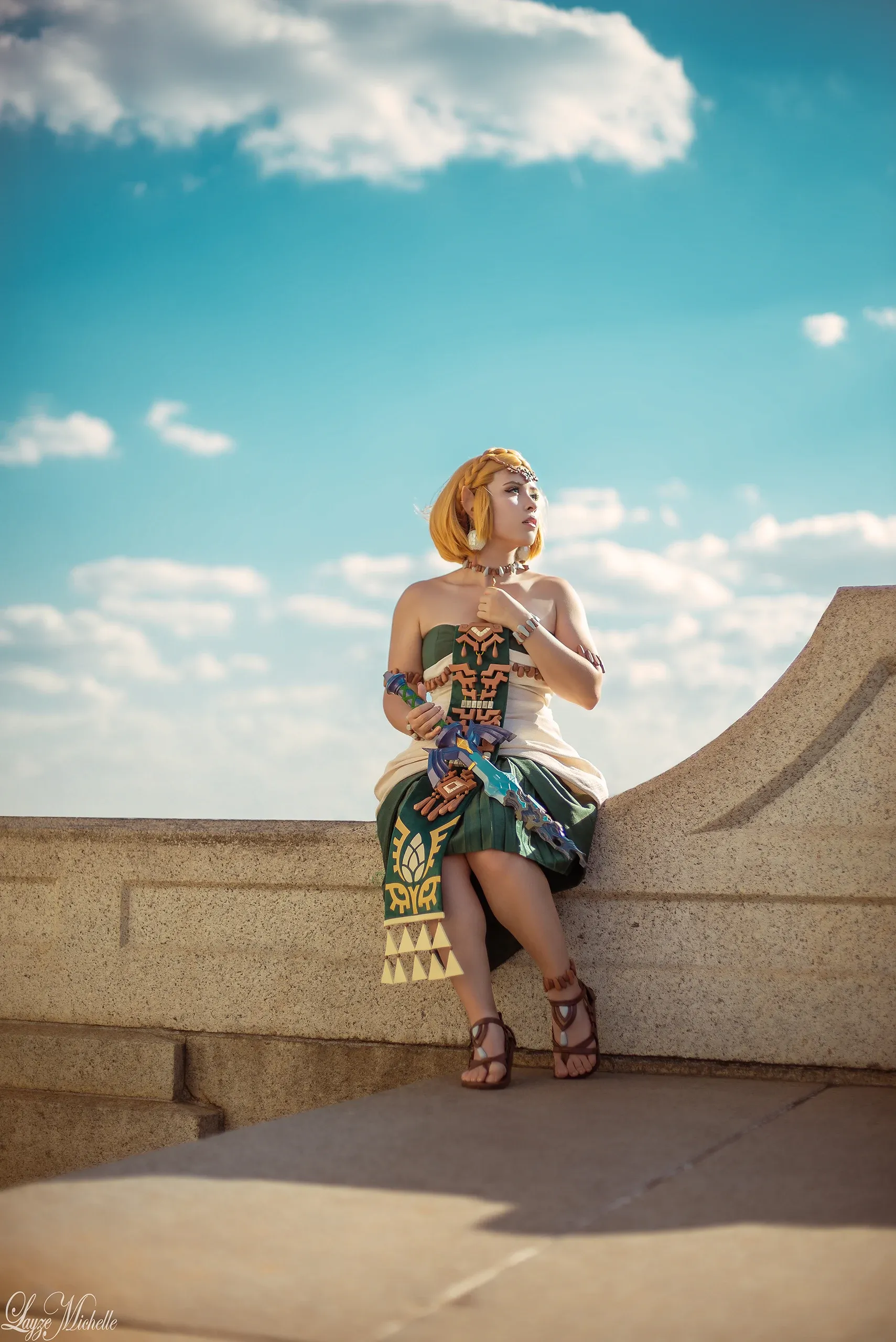 Cosplay Princesa Zelda (Zonai) — The Legend of Zelda: Tears of the Kingdom