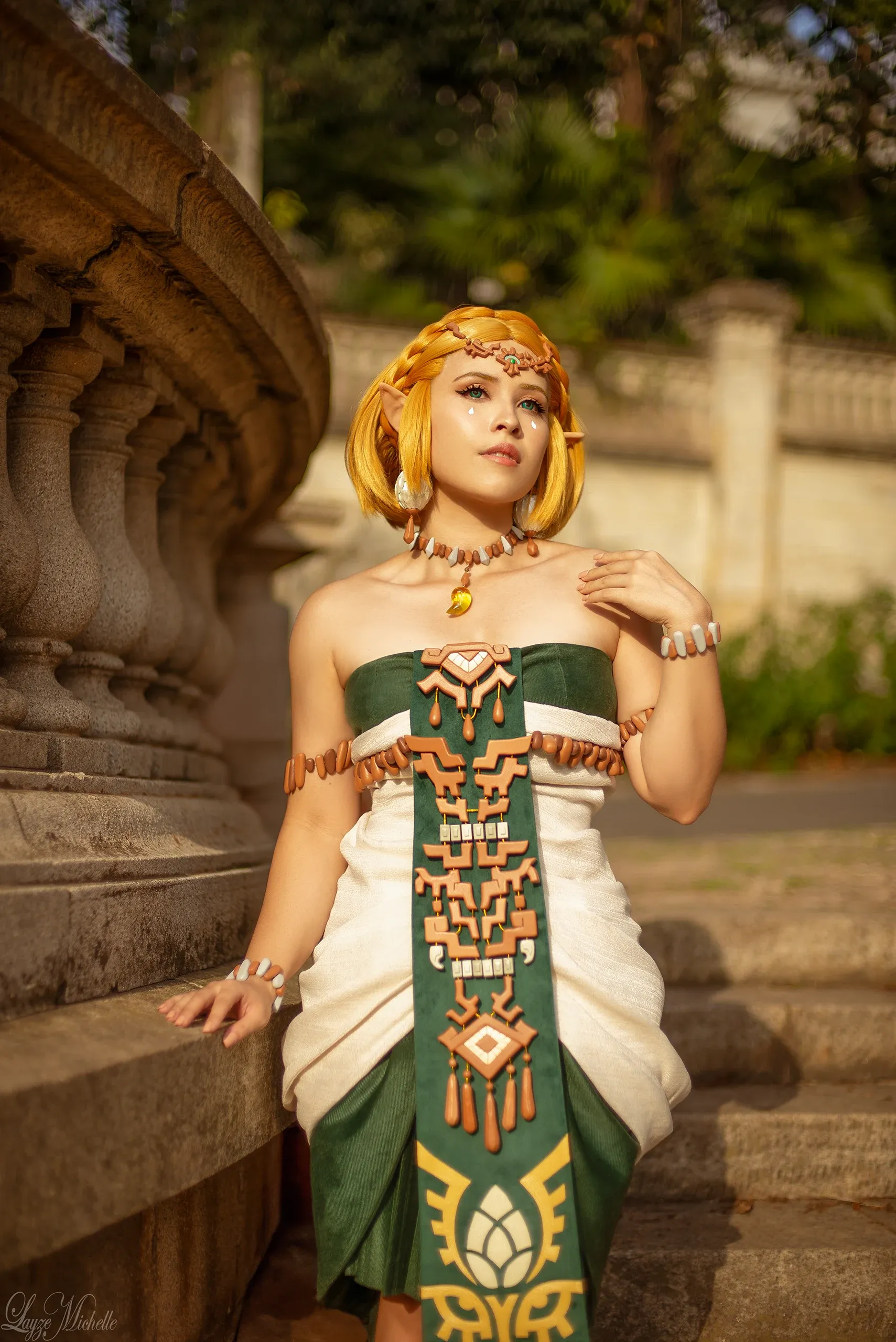 Cosplay Princesa Zelda (Zonai) — The Legend of Zelda: Tears of the Kingdom