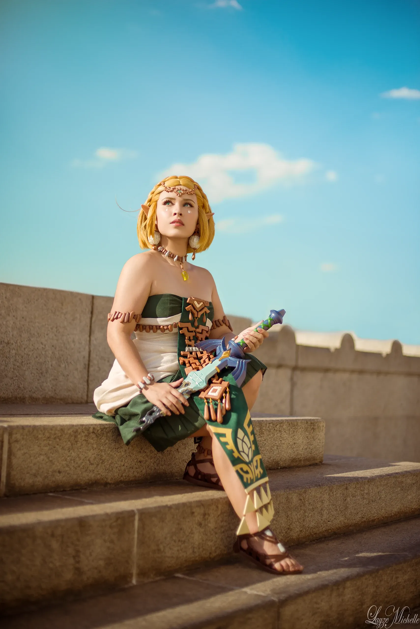 Cosplay Princesa Zelda (Zonai) — The Legend of Zelda: Tears of the Kingdom