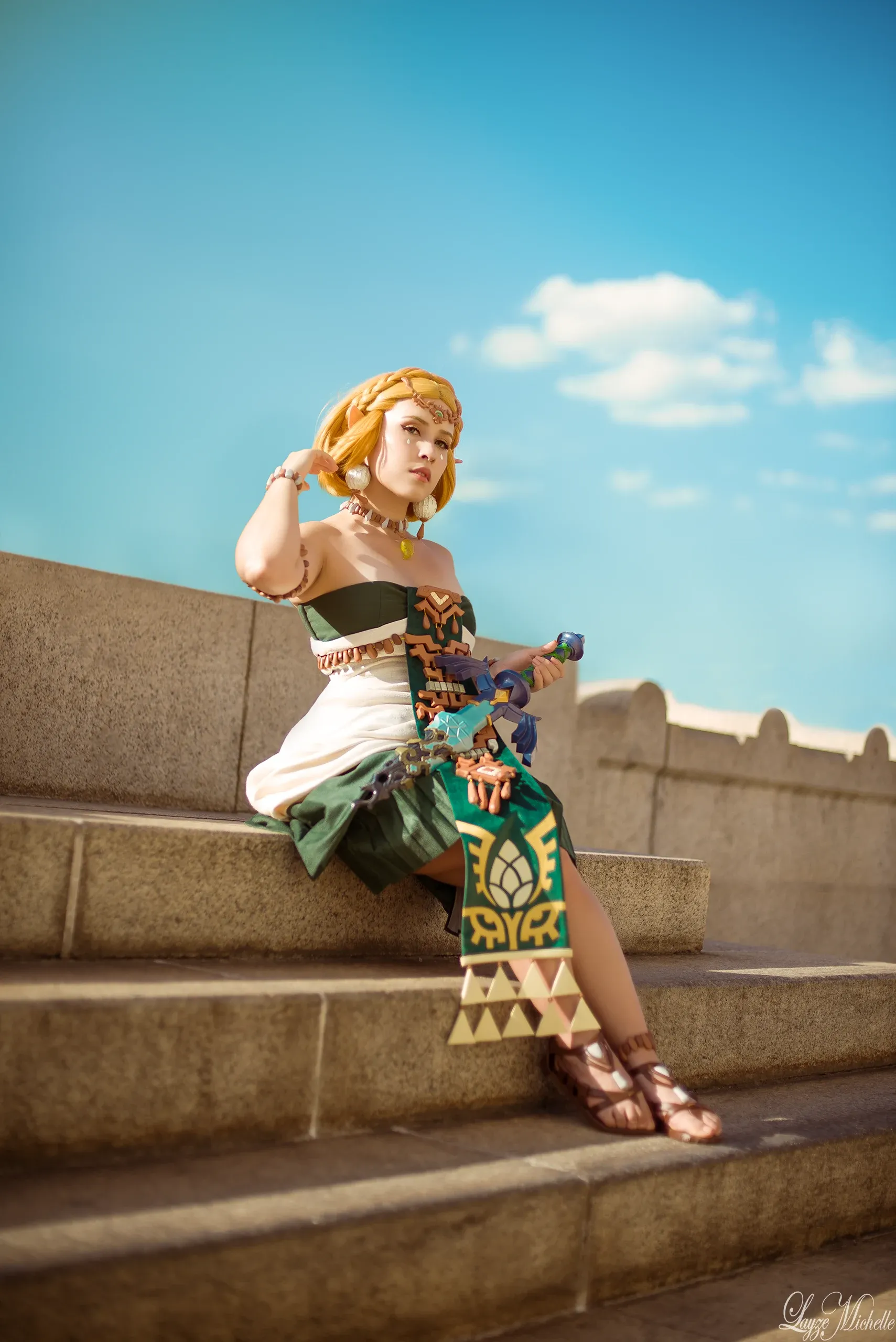 Cosplay Princesa Zelda (Zonai) — The Legend of Zelda: Tears of the Kingdom