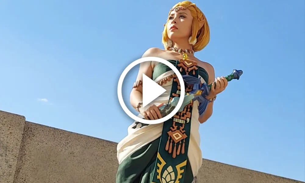 Cosplay Princesa Zelda (Zonai) — The Legend of Zelda: Tears of the Kingdom