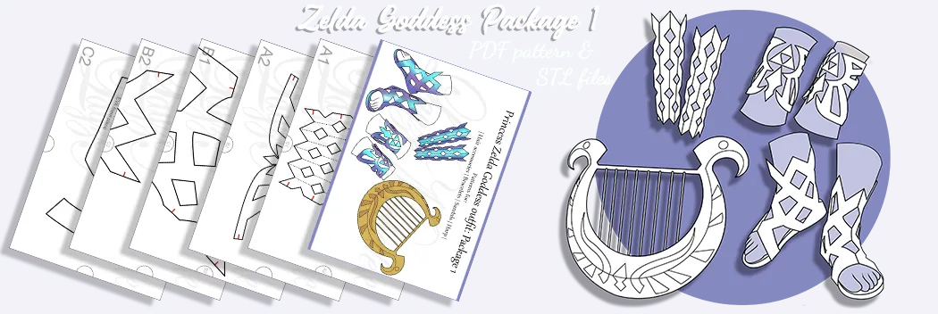 Princess Zelda's Goddess outfit Package 1 (Accessory pack) — The Legend of Zelda: Skyward Sword