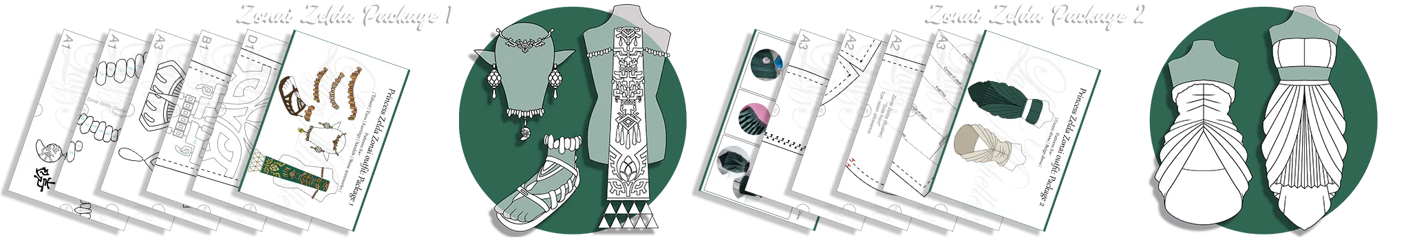 Molde Princess Zelda (Zonai Dress)