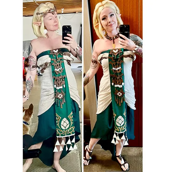 Princess Zelda's Zonai outfit — #layzepatterns