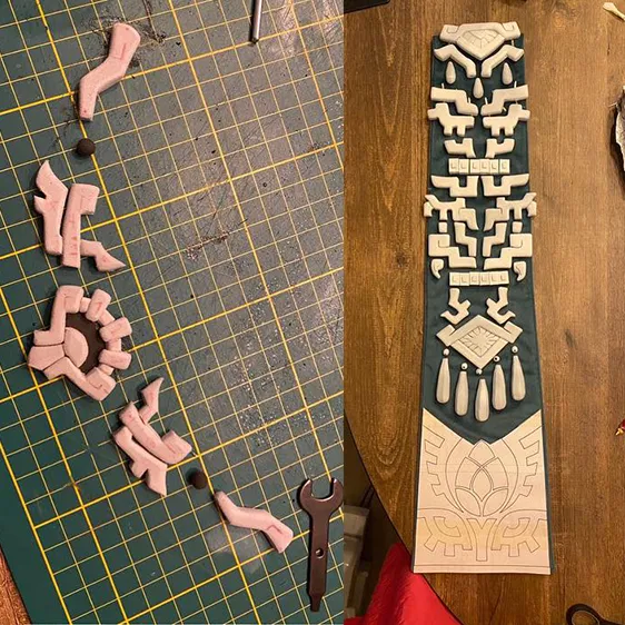 Princess Zelda's Zonai outfit — #layzepatterns
